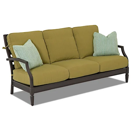 Sofa with Drainable Cushions